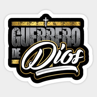 Guerrero de Dios Sticker